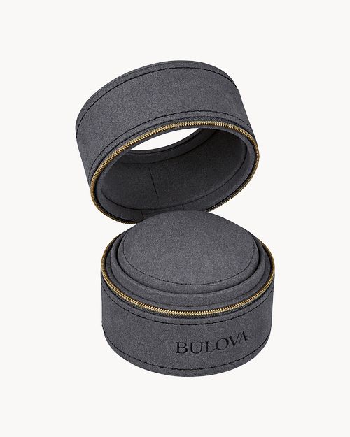 Dial Bulova Watch Roll Travel Case 9D728 Bulova